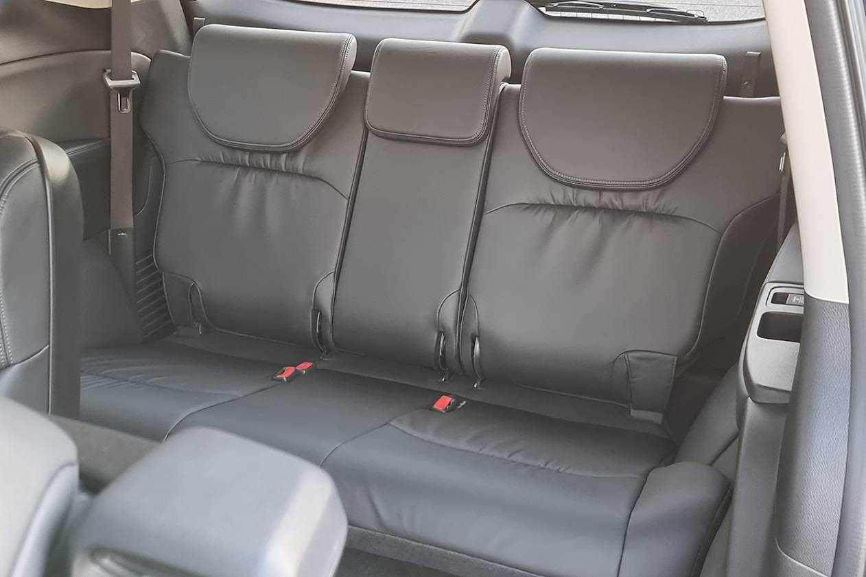 The third row is a tight squeeze.