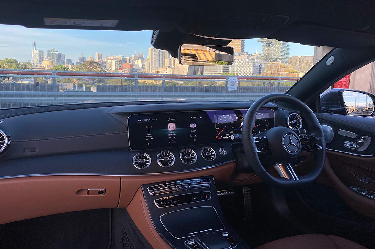 Inside are two 12.3-inch displays for media and the instrument cluster.