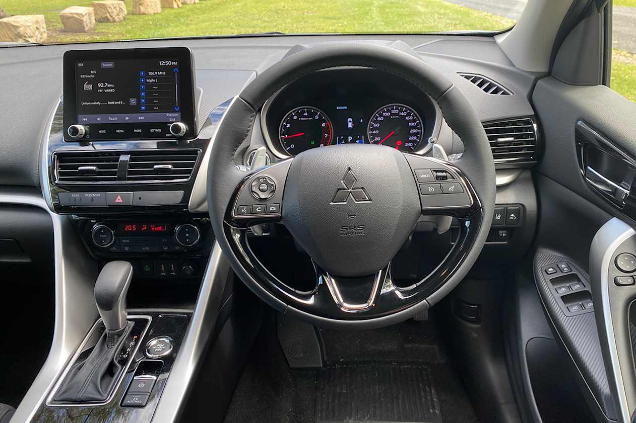 The Eclipse Cross include an 8.0-inch touchscreen to front the infotainment system as well as Apple CarPlay and Android Auto as standard.