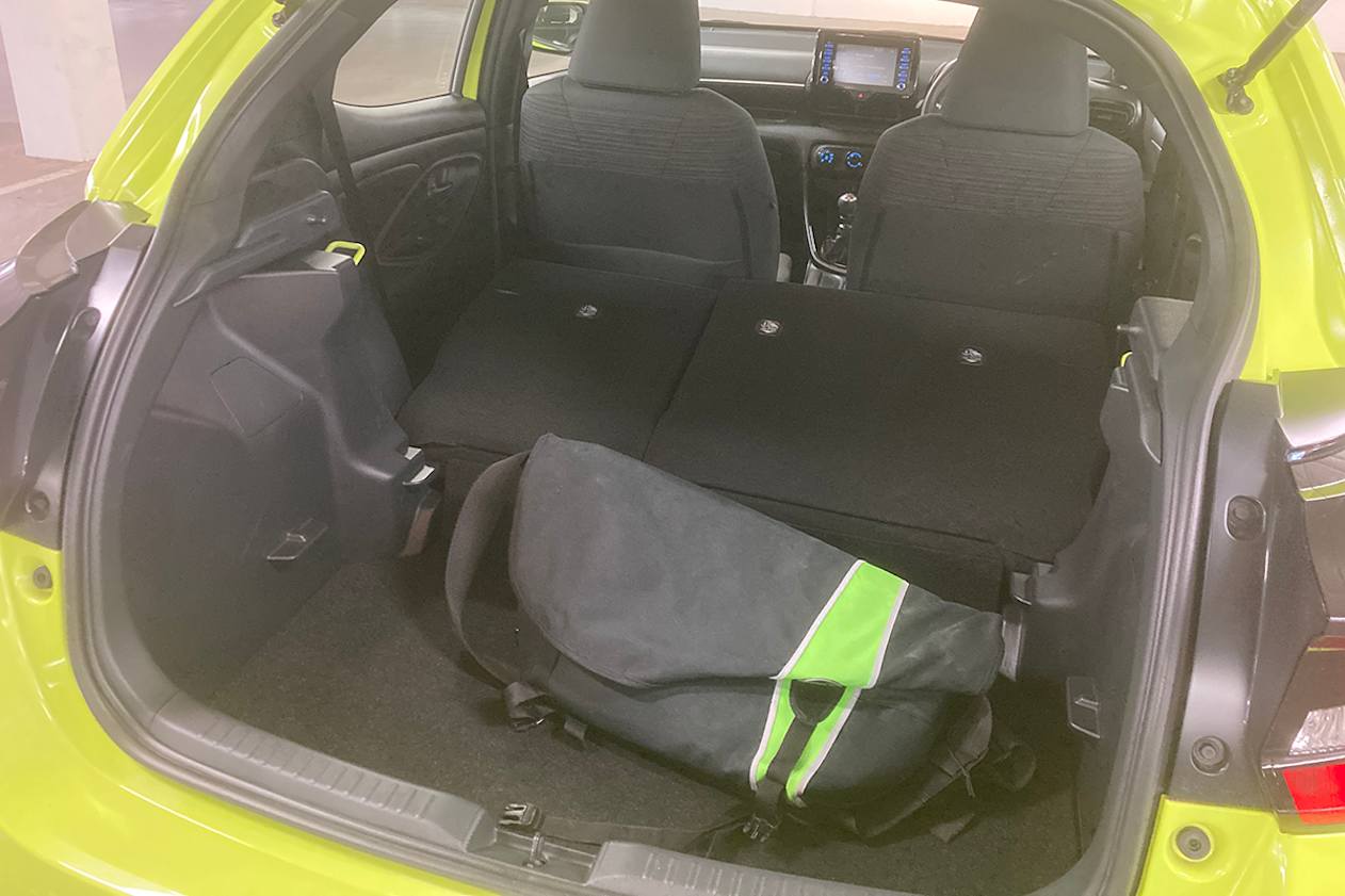 Toyota Yaris 2021 boot space
