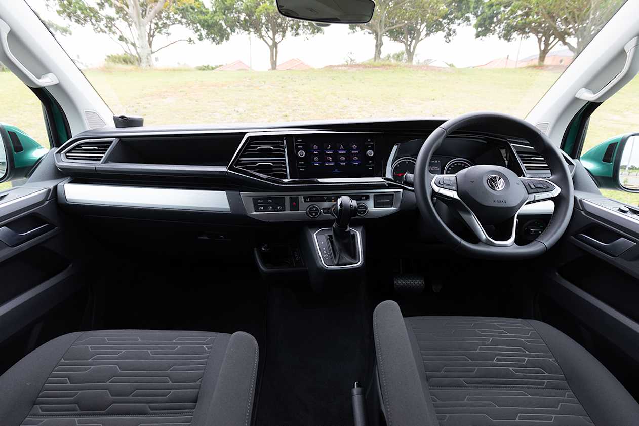 There are a high gloss and brushed metallic accents peppered throughout the cabin.