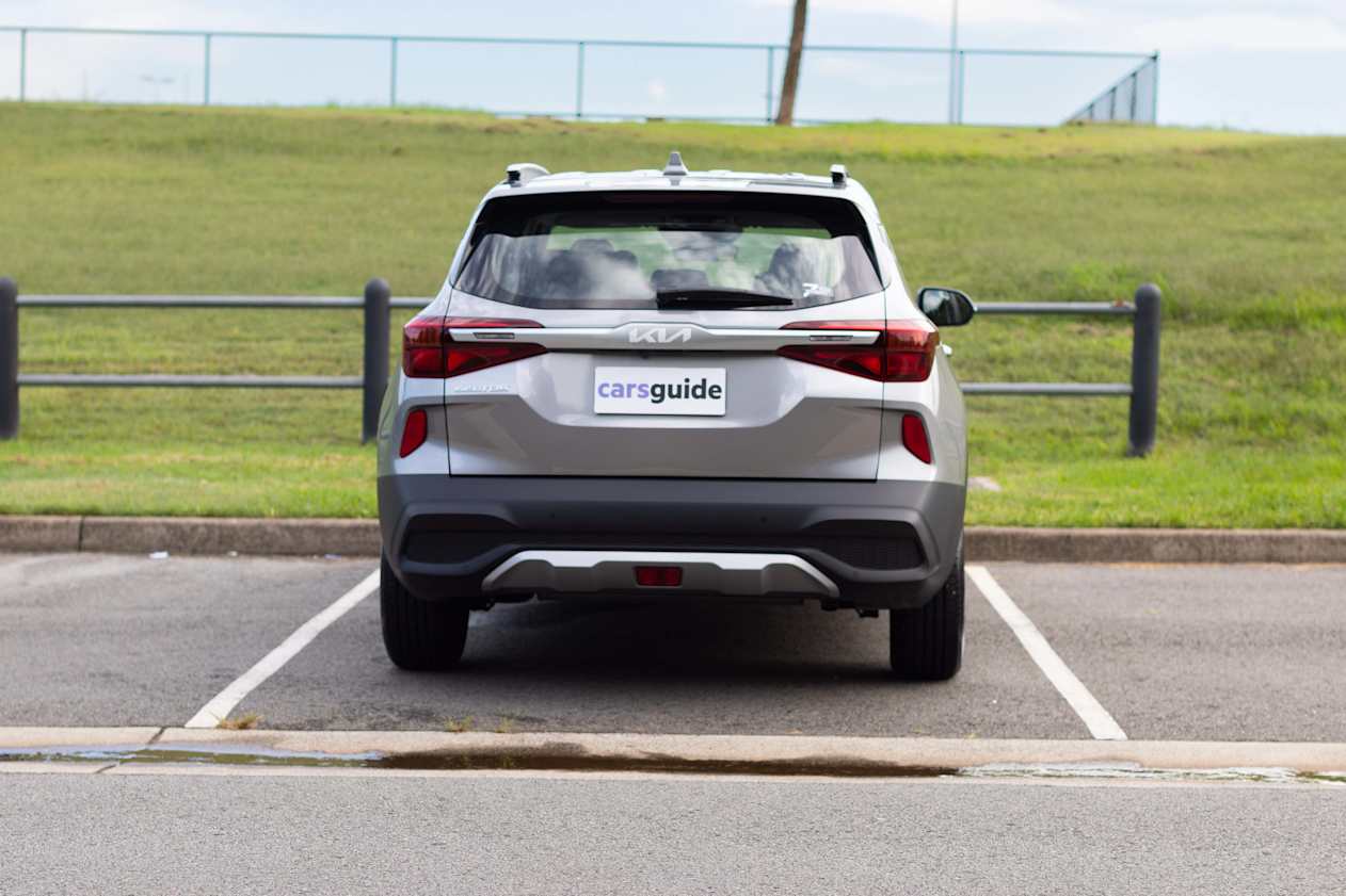 The Seltos looks robust in its shape but sleek in its lines, giving it a softly rugged appearance (Image: Dean McCartney).