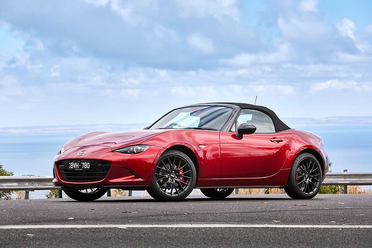 The GT RS gets several performance-focused upgrades over the GT. (Roadster GT RS variant pictured)