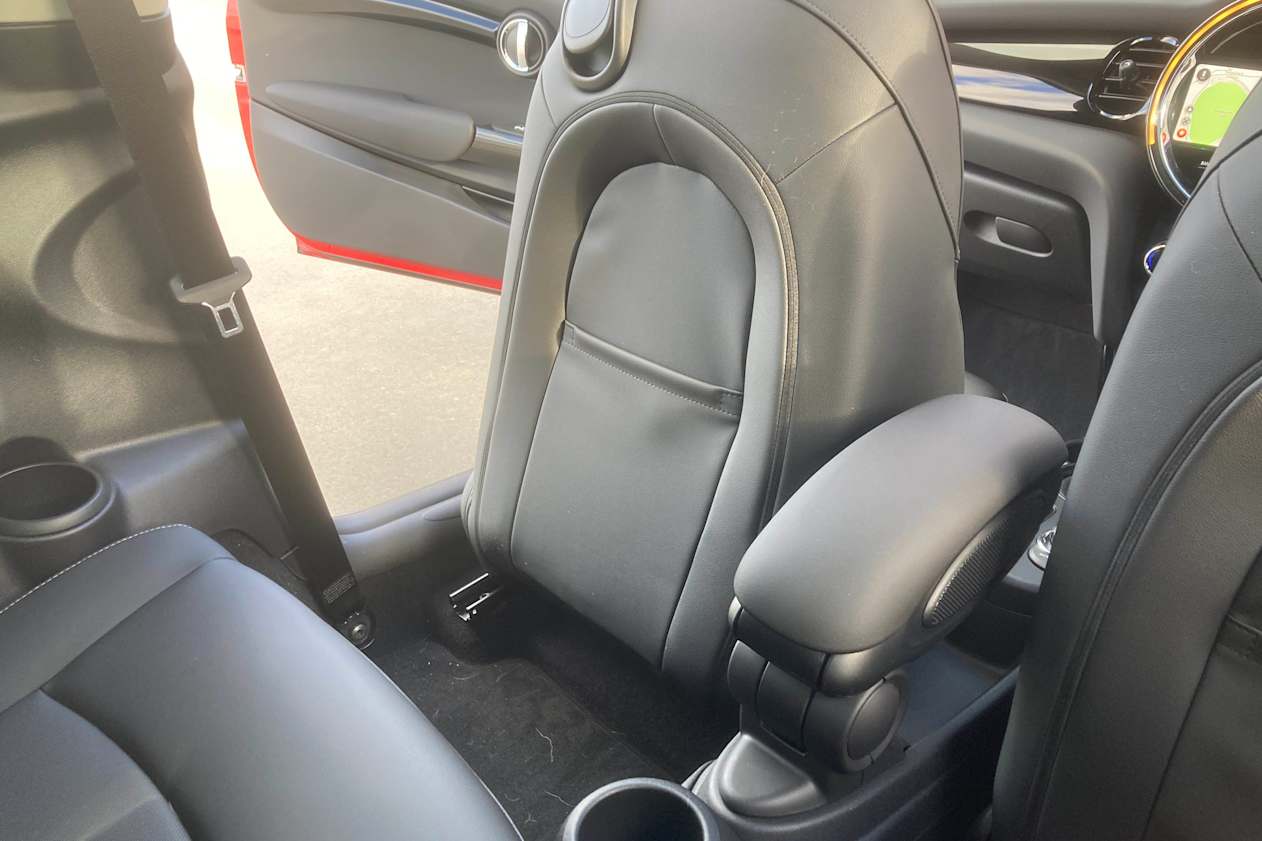 Once sat out back, you’ll find a firm but inviting bench and backrest (Image: Byron Mathioudakis).