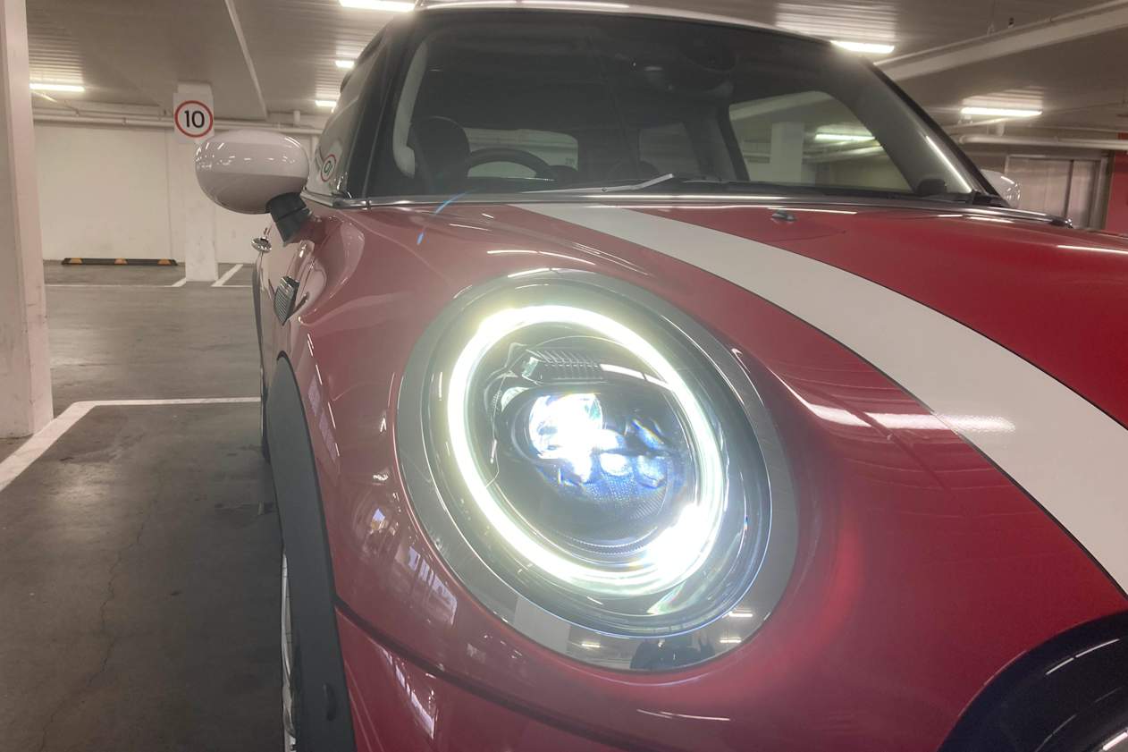 The Mini is a different type of small car (Image: Byron Mathioudakis).