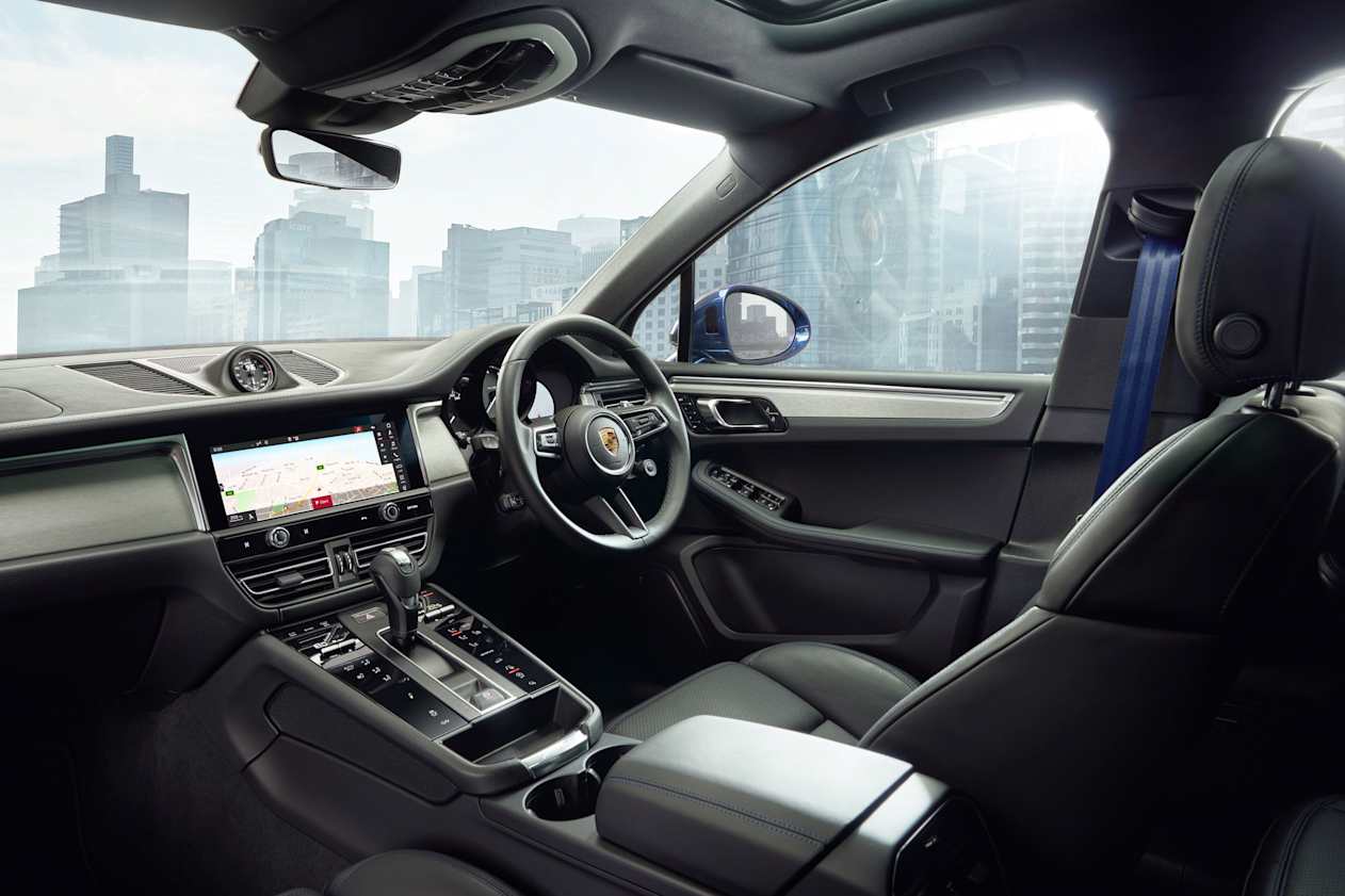 The newly designed centre console now uses touch-sensitive surfaces. (S variant pictured)