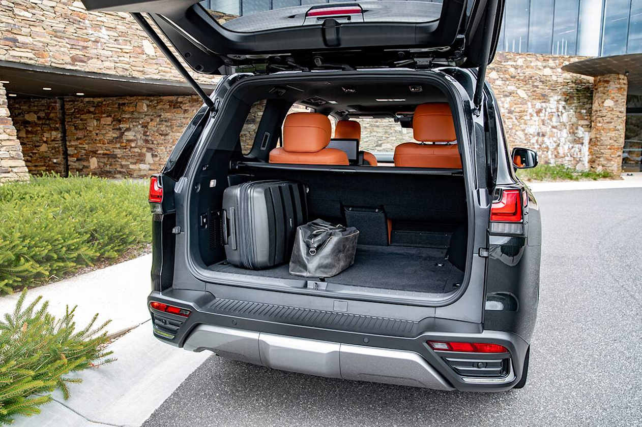 Lexus LX 2022 boot space