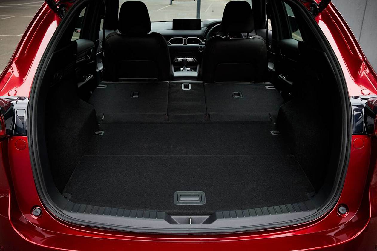Boot space grows to 1340 litres with the rear seats folded.