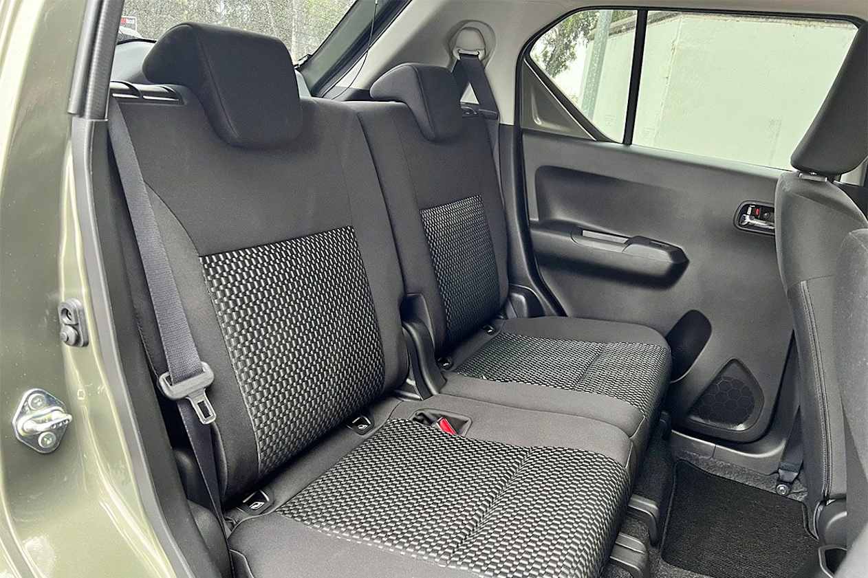 Worth noting the GXL is only a four-seater due to its sliding 50/50 split-fold rear bench. (Image: Justin Hilliard)