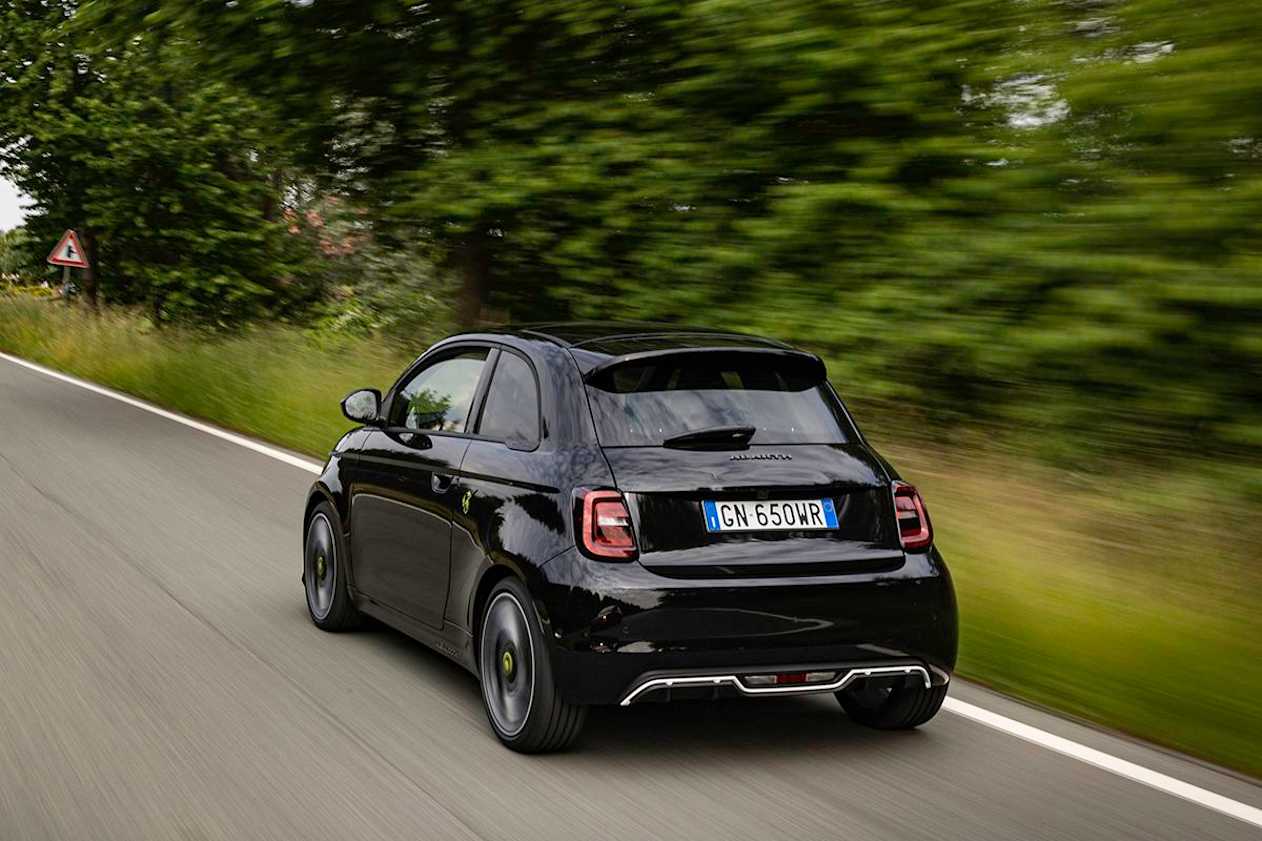 The 500e's energy consumption on the WLTP cycle is 17kWh/100km.