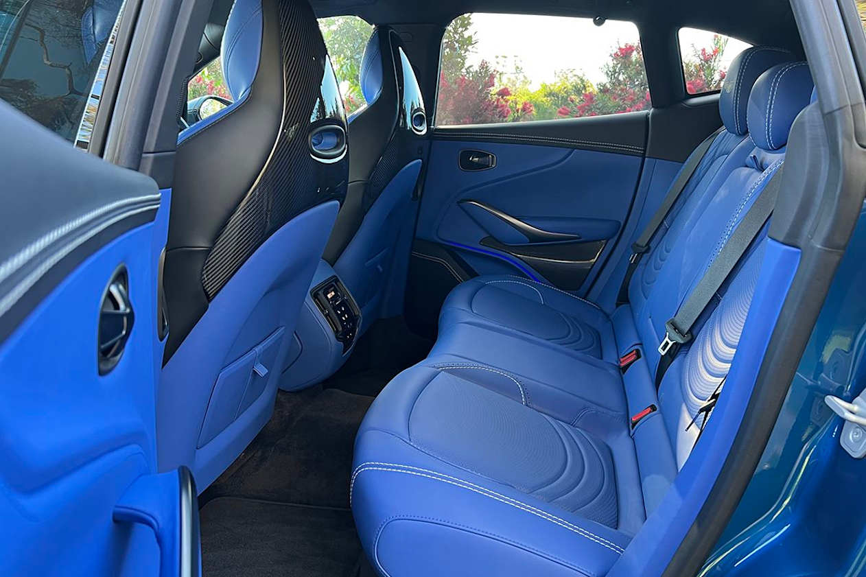 There is easily enough space in the second row for two adults to be seated, and if you needed to, three could fit in. (Image: Matt Campbell)