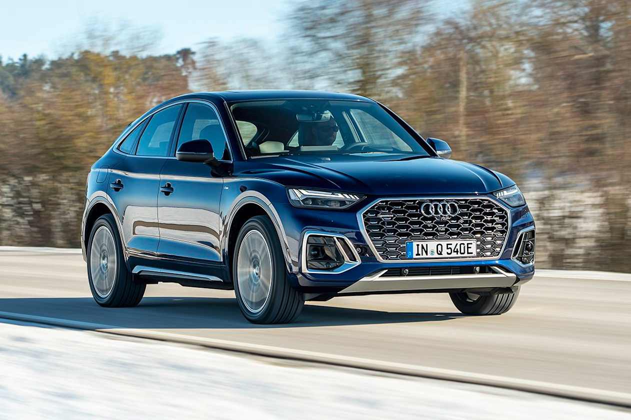 The Q5 55 TFSI e is even more powerful than the current range-topping SQ5, producing a combined 270kW/500Nm.