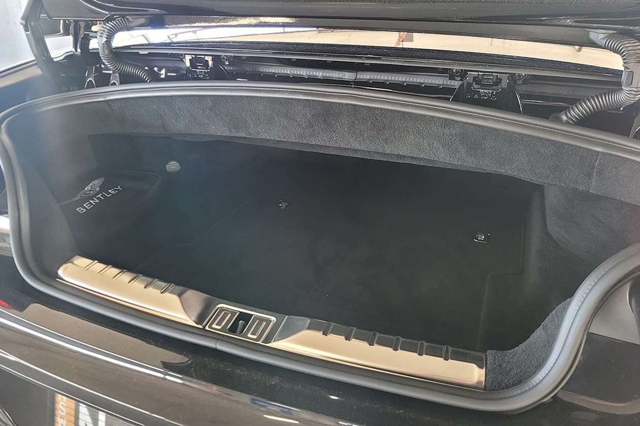 Bentley Continental 2023 boot space
