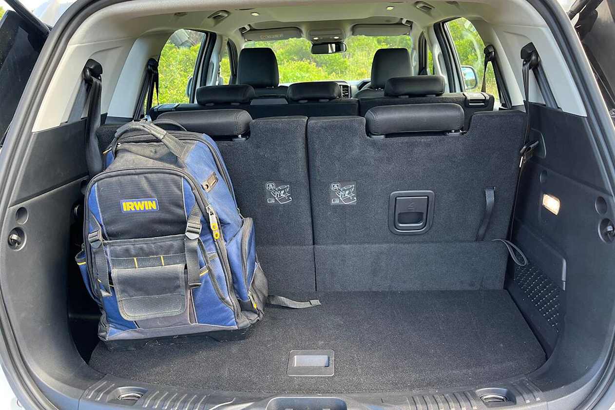 Ford Everest 2023 boot space