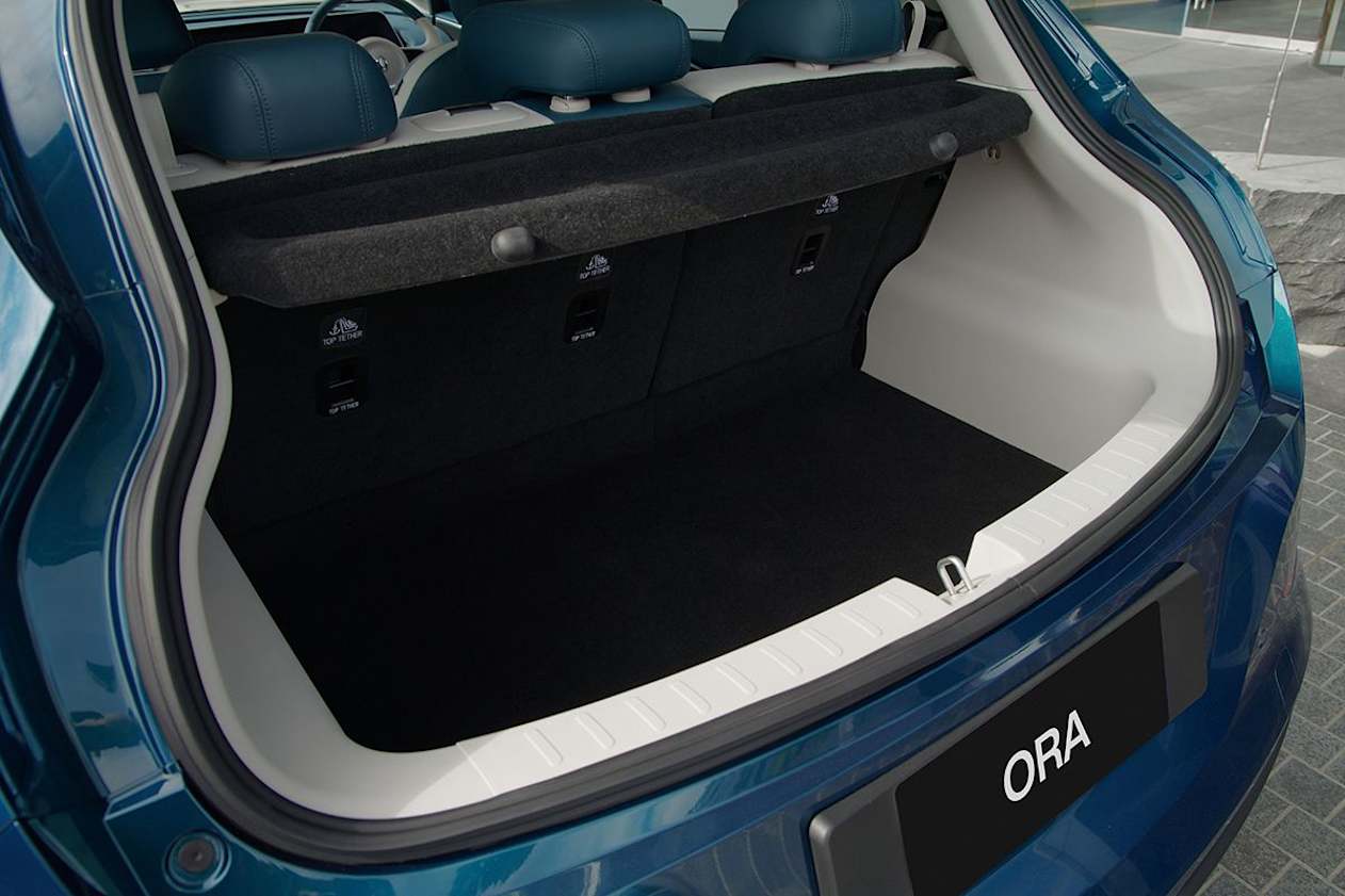 Boot space is rated at 228 litres. 