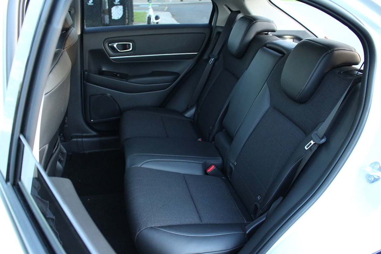It’s got what Honda calls ‘Magic Seats’ which fold upright. (Image: Chris Thompson)