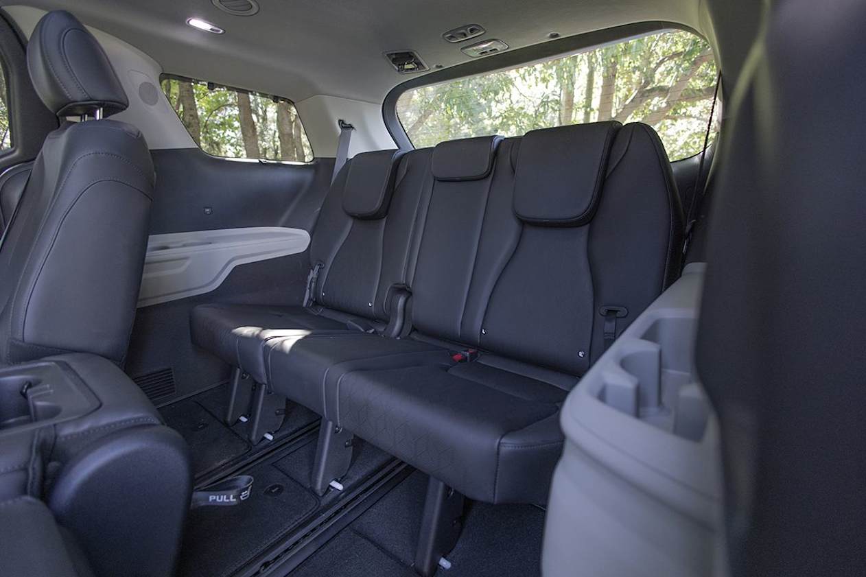 Even the third row is adequate for taller occupants. (Image: Glen Sullivan)