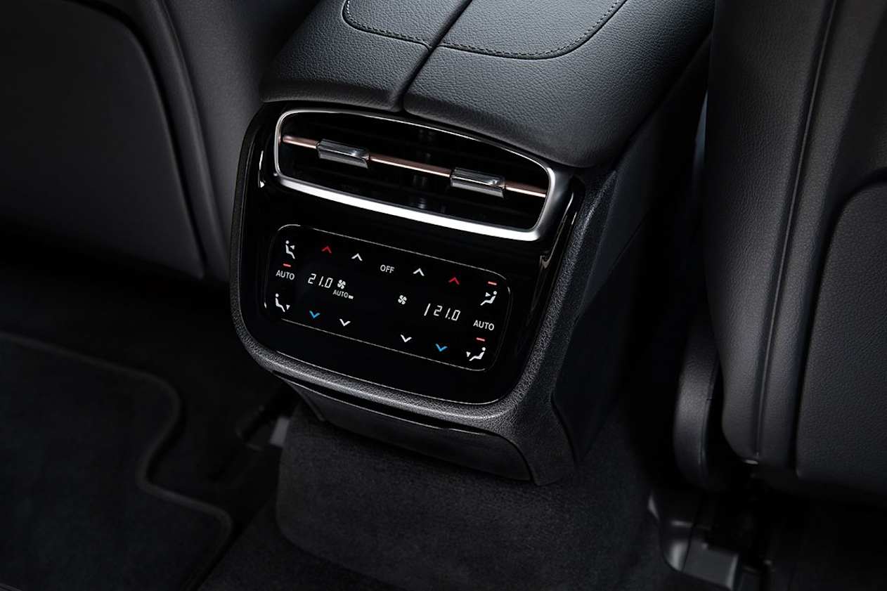 Back seat passengers have access to climate control and adjustable vents.