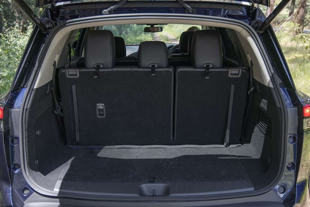 Nissan Pathfinder 2023 boot space