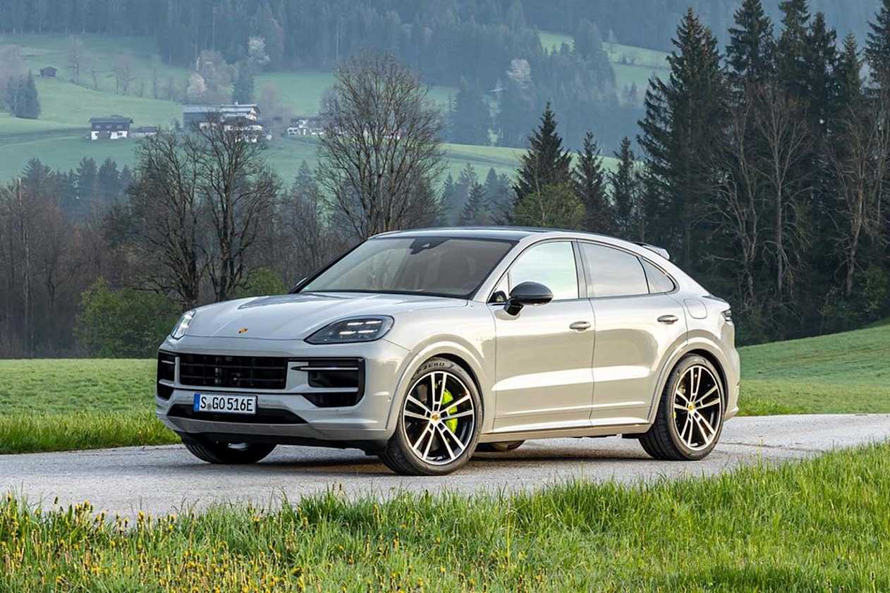 Styling changes are subtle but include a refreshed and more aggressive front end. (E-Hybrid Coupe pictured)