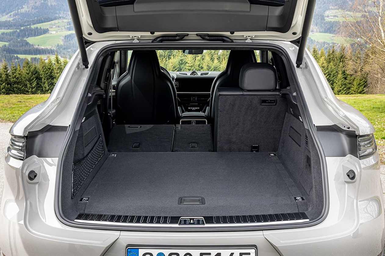 the seats fold 60/40. (E-Hybrid Coupe pictured)