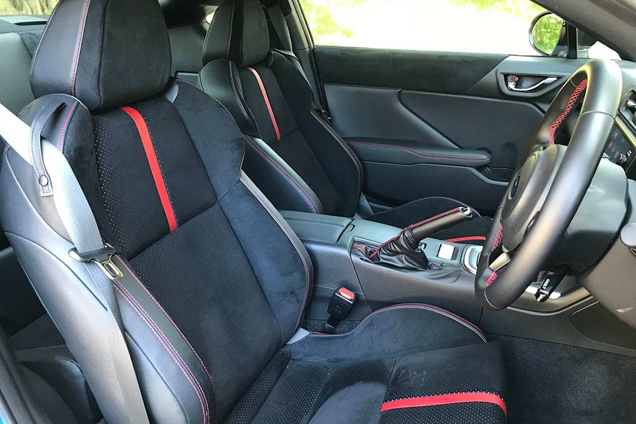 Legroom for front seat occupants is reasonable. (Image: James Cleary)