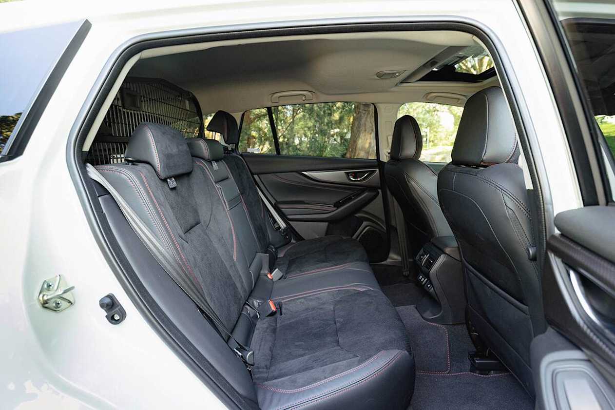 The second row can be folded forward electronically. (Image: Dean McCartney)