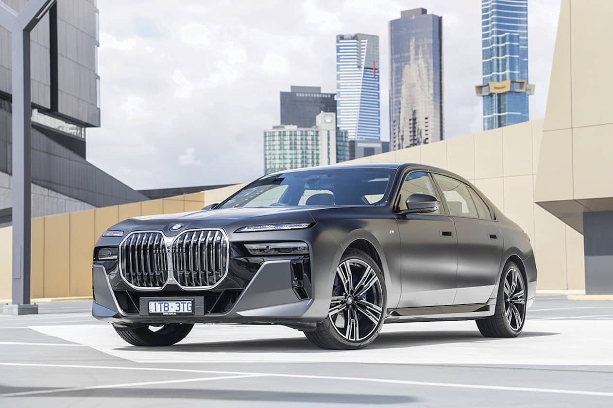 The 7 Series has a new face compared to its predecessor. (740i variant pictured)