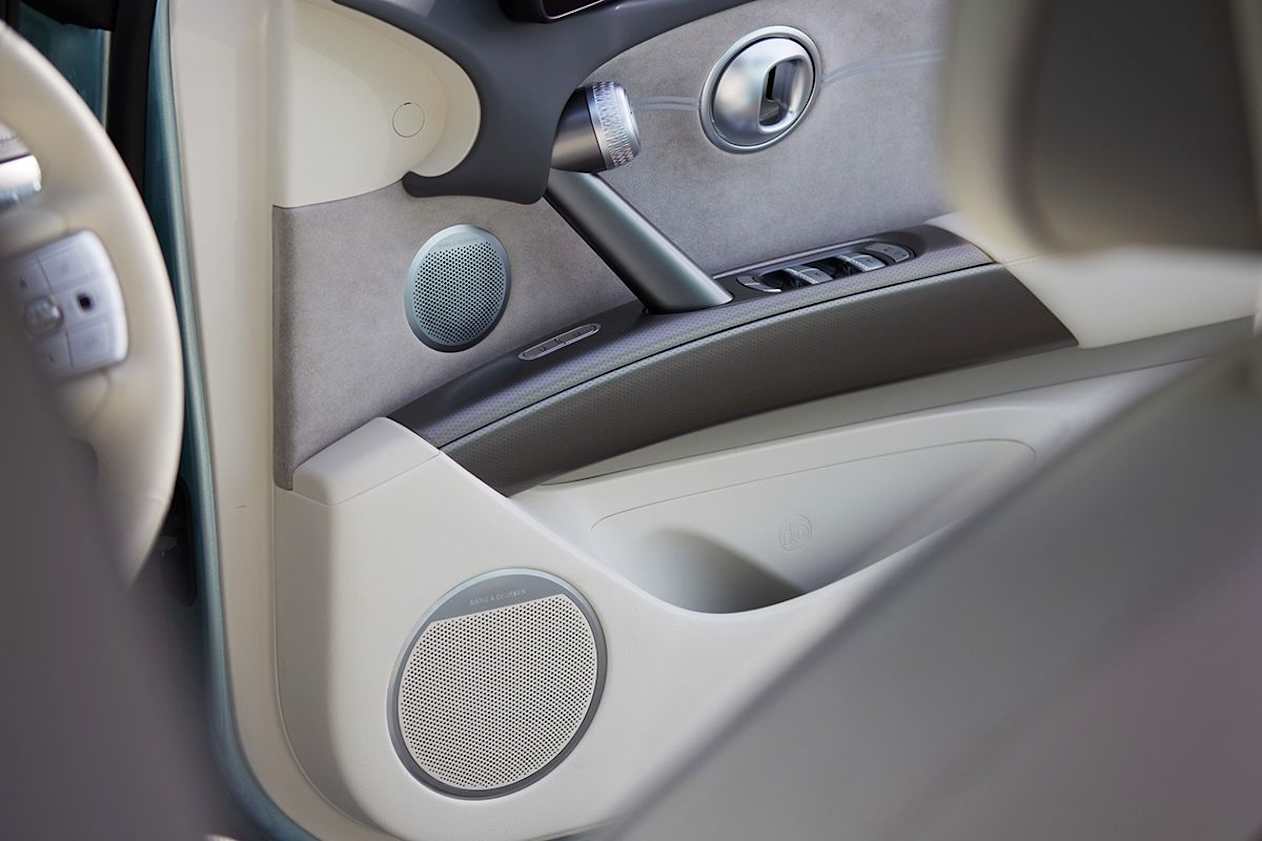 Inside is a 17-speaker Bang &amp; Olufsen sound system. (AWD Performance variant pictured)
