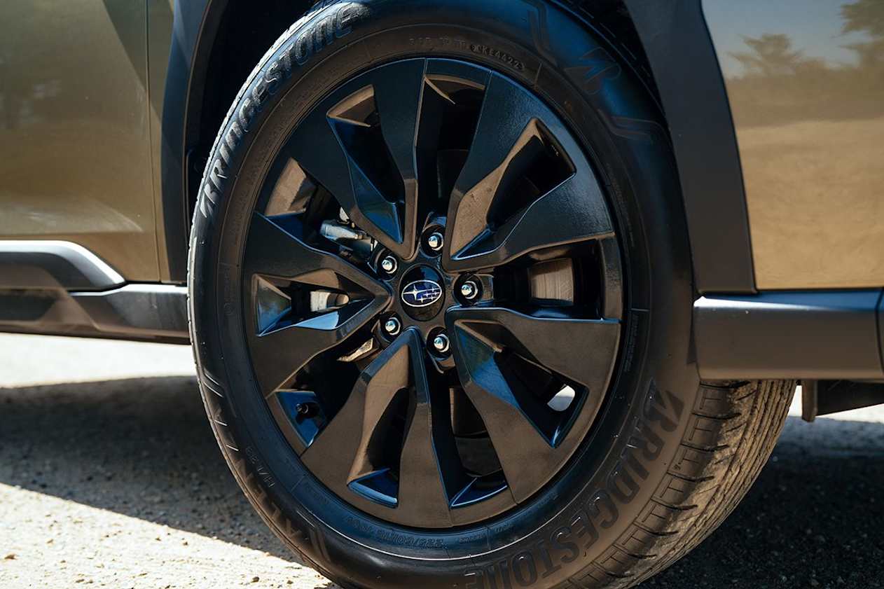 The Outback is fitted with 18-inch alloy wheels. (Sport XT variant pictured)
