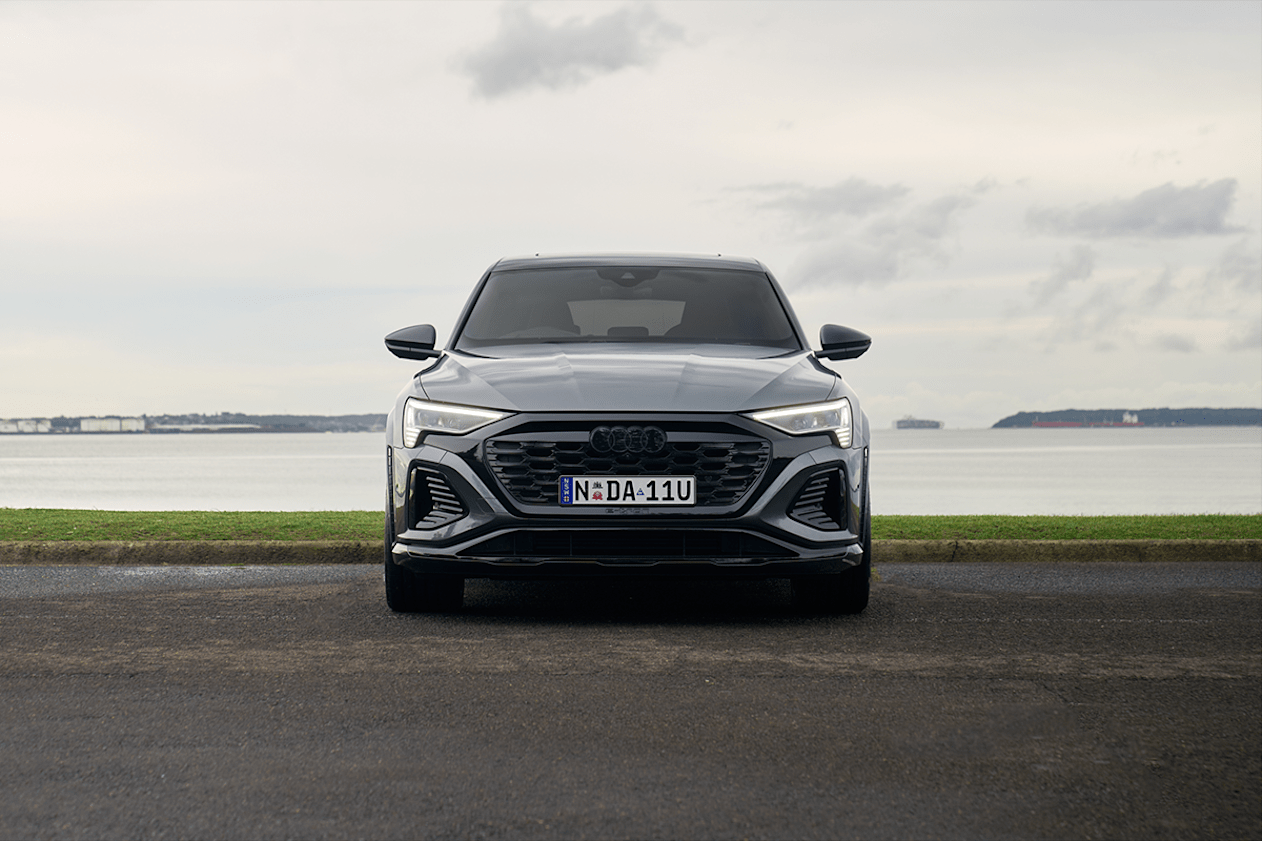 SQ8 e-tron Sportback exterior pictured