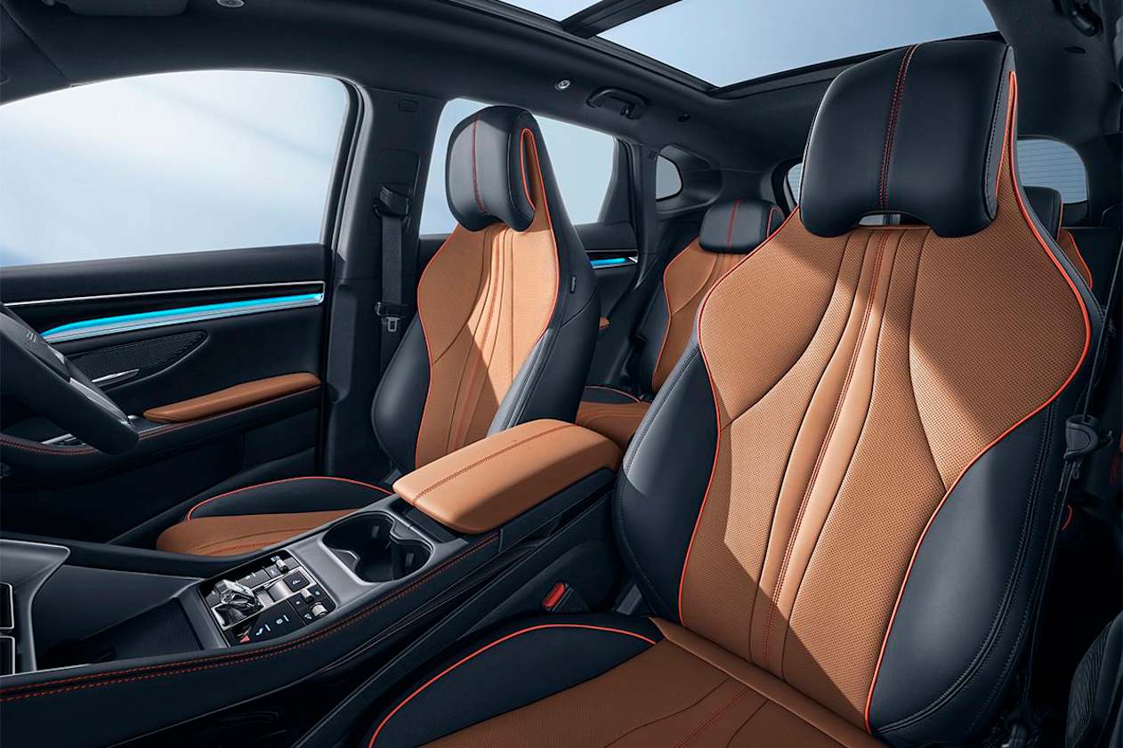 Front seats pictured.