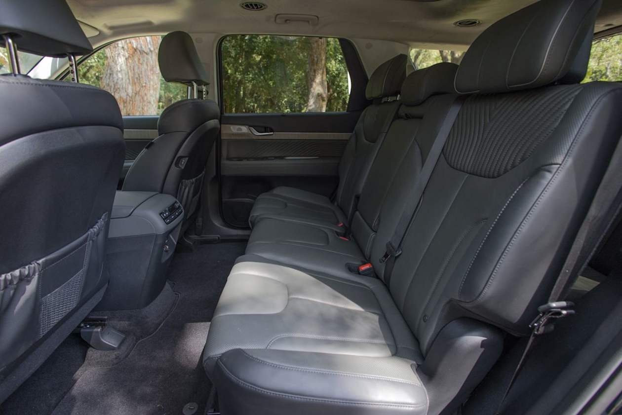 The Palisade's second row is spacious and comfortable. (Image: Glen Sullivan)