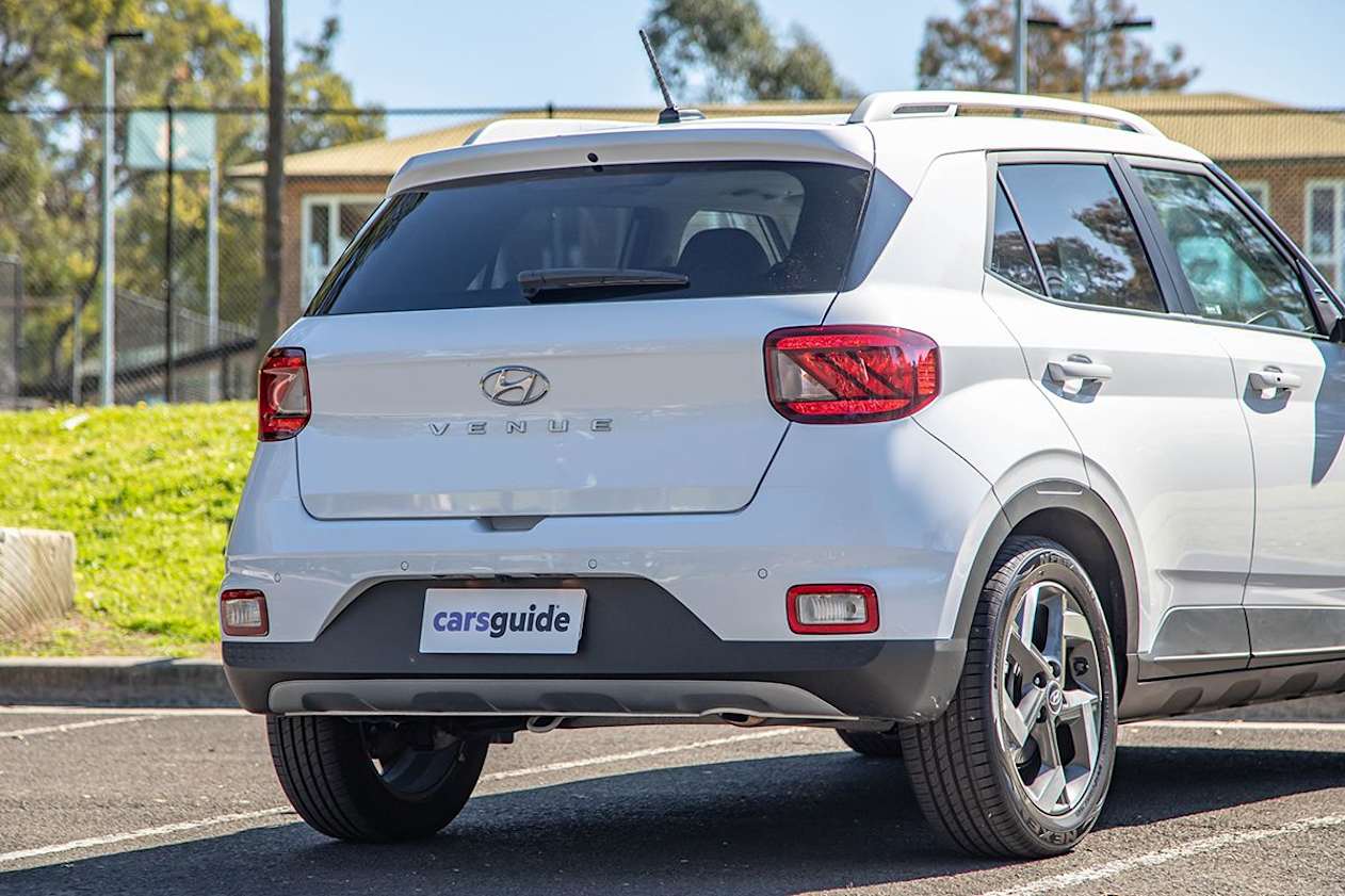 Visibility in the Venue was better than the Stonic due to the Hyundai’s large windows. (Image: Sam Rawlings)