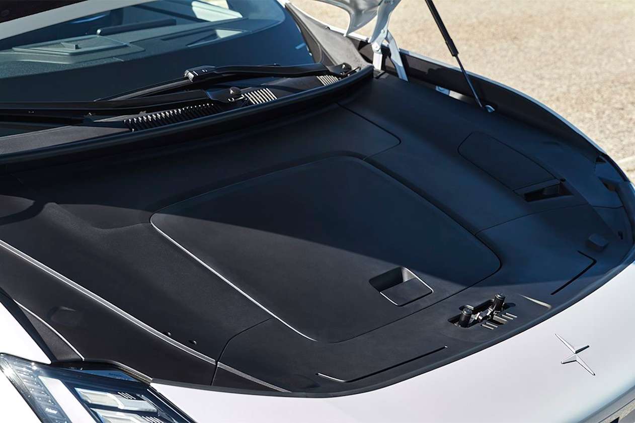 Polestar 4 frunk pictured