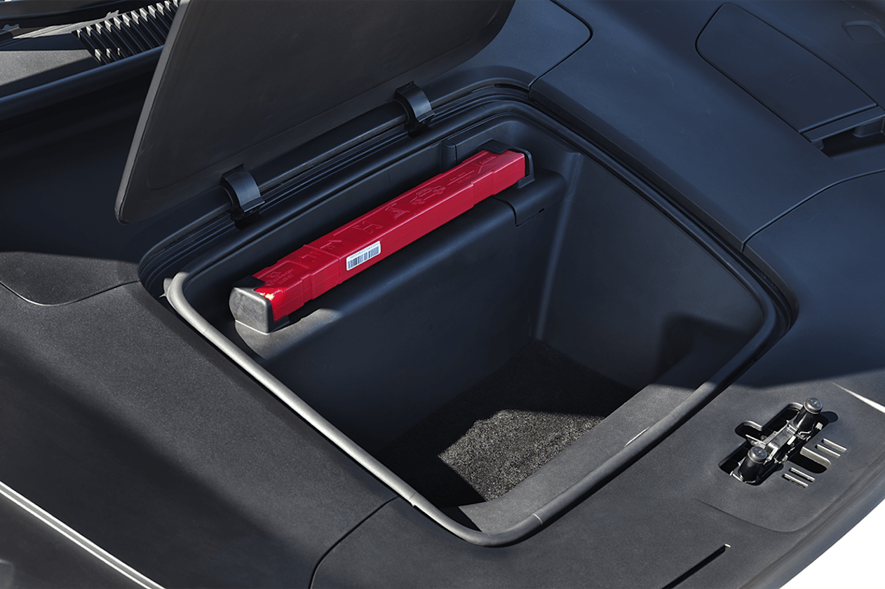 Polestar 4 frunk pictured