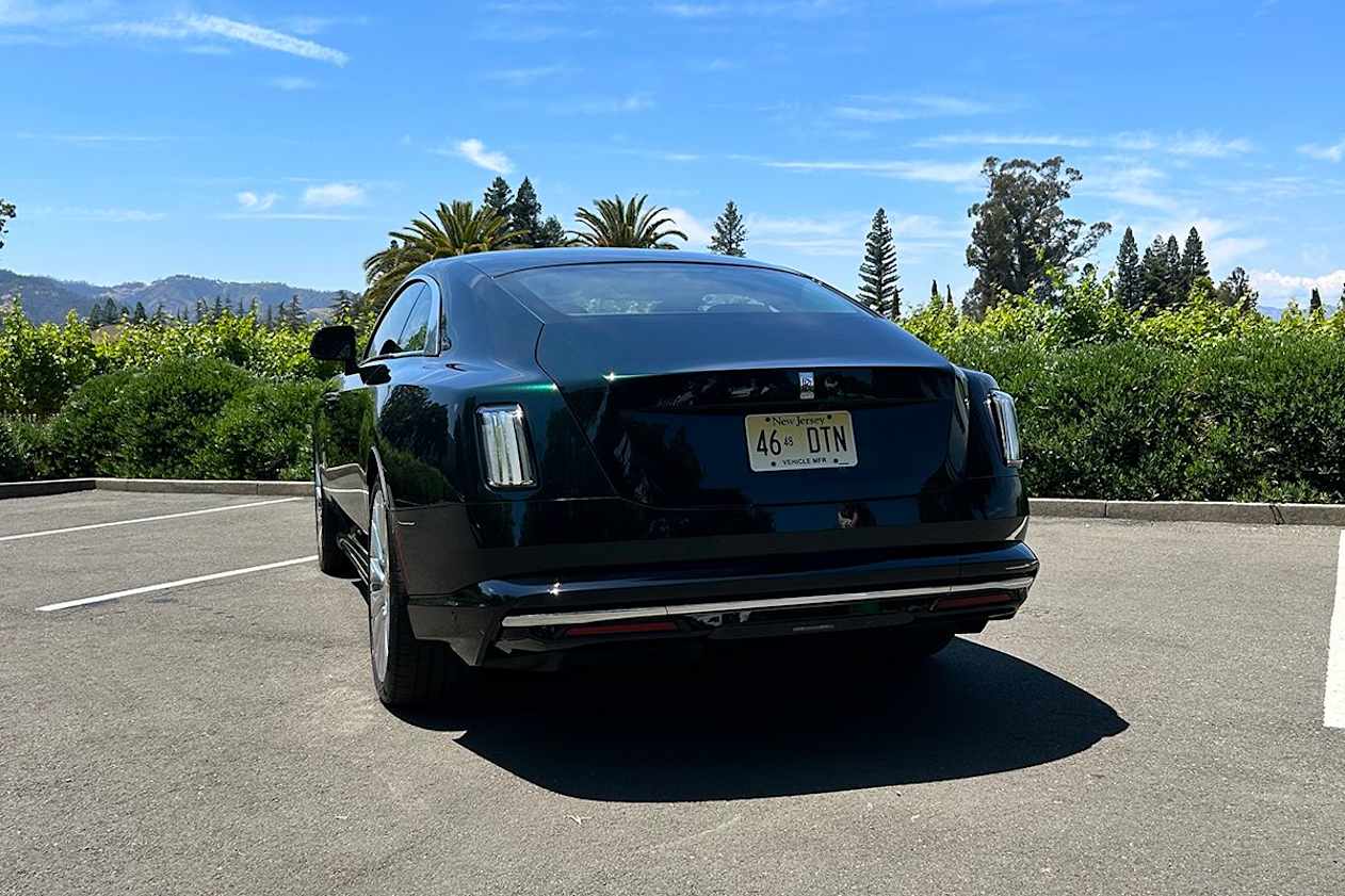 The Spectre features the narrowest legally possible rear lights. (Image: Stephen Corby)