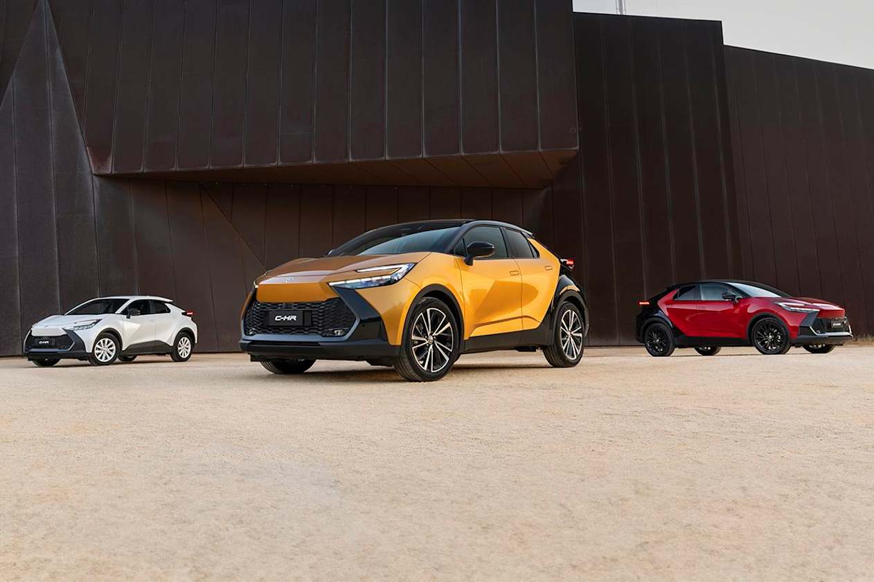 The C-HR features a new hybrid drivetrain and some fun Euro styling.