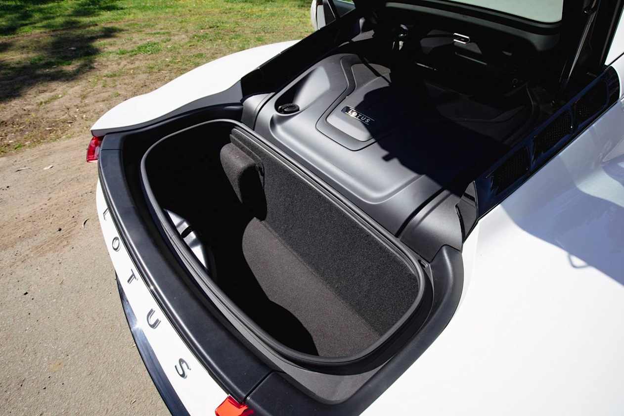 Lotus Emira boot space