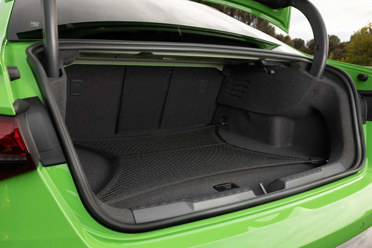 Audi RS3 2026 boot space