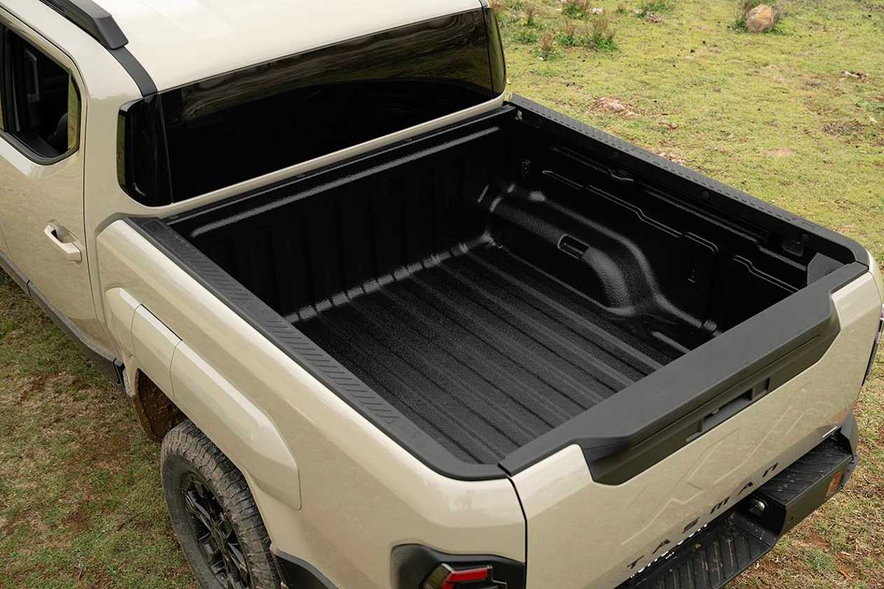 Kia Tasman boot space