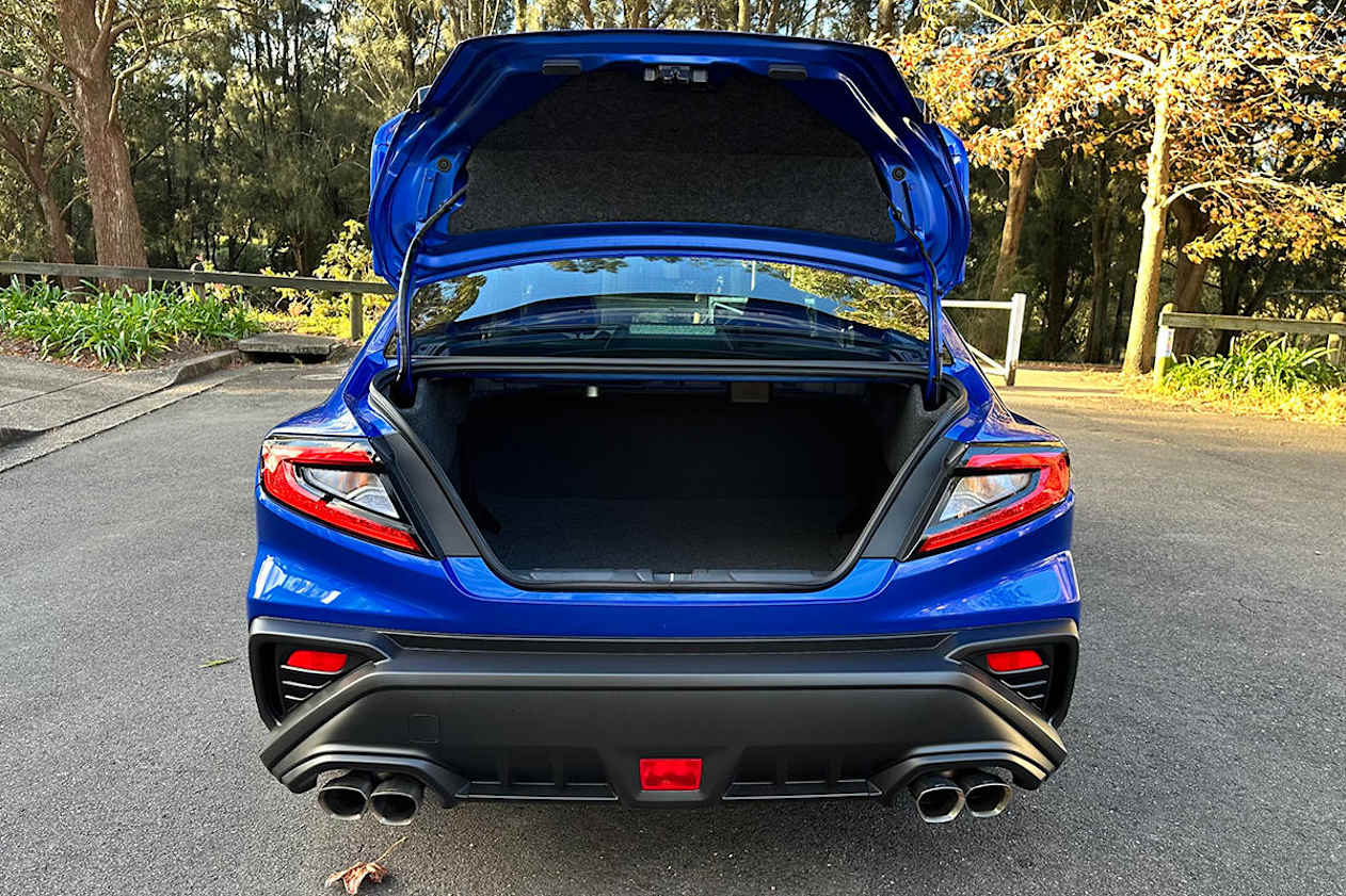 Subaru WRX boot space