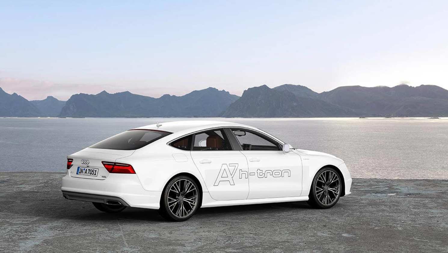 Audi&#039;s A7 h-tron Sportback.