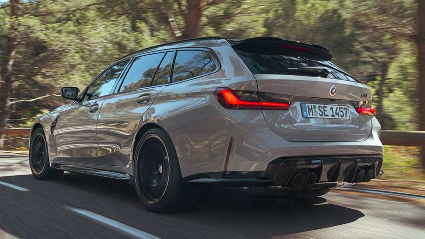 The wagon is only a tenth slower from 0-100km/h than the sedan.