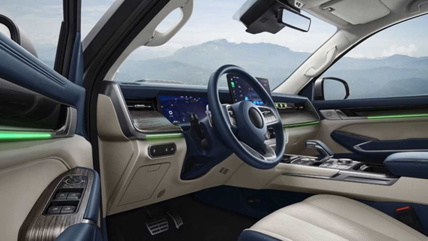 The Shanhai Cannon also has a more luxurious interior than the existing Cannon ute.