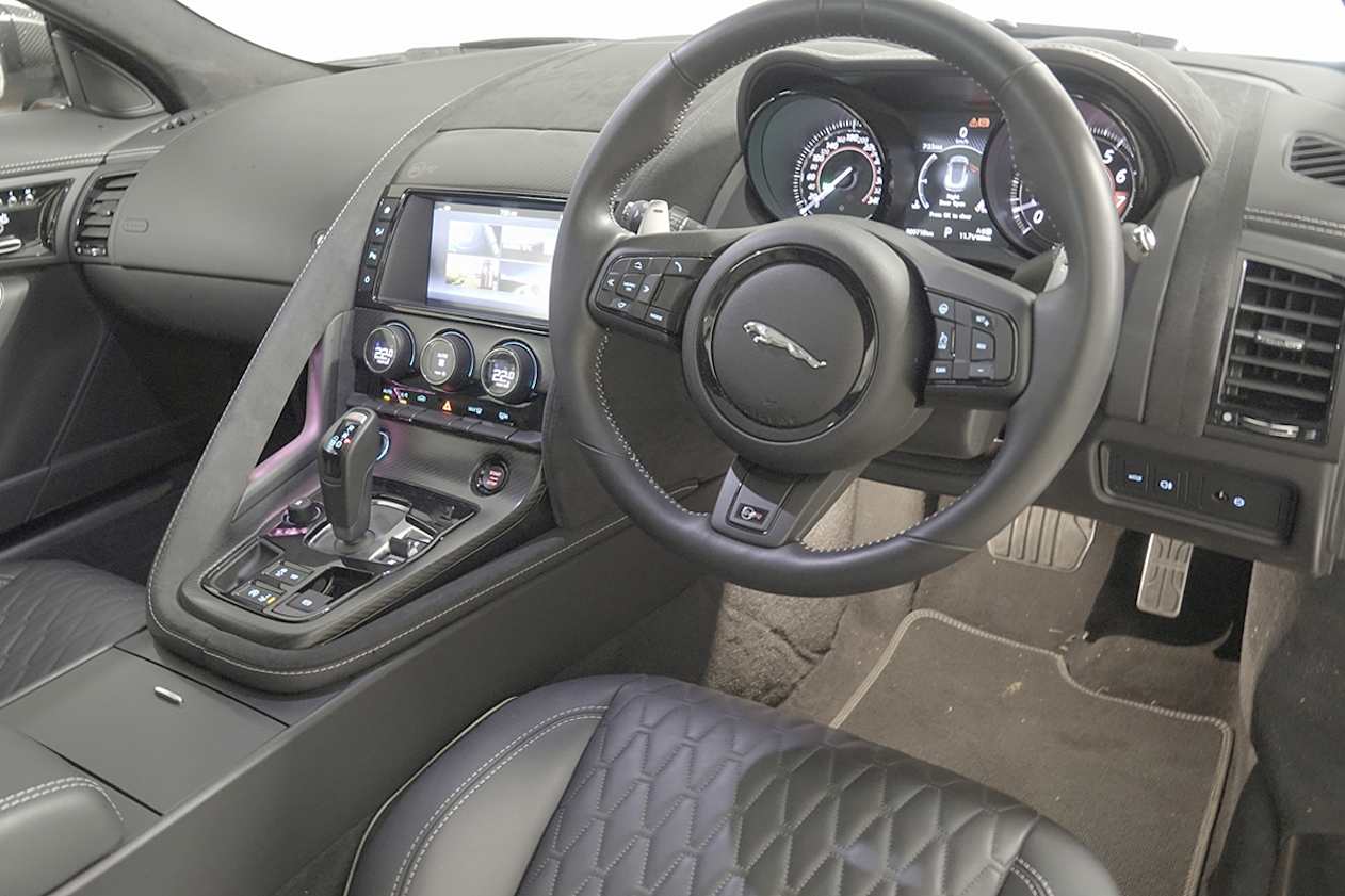 You get the feeling that, if Jaguar had its way, the F-Type would be a single-seater. (Image credit: James Cleary)