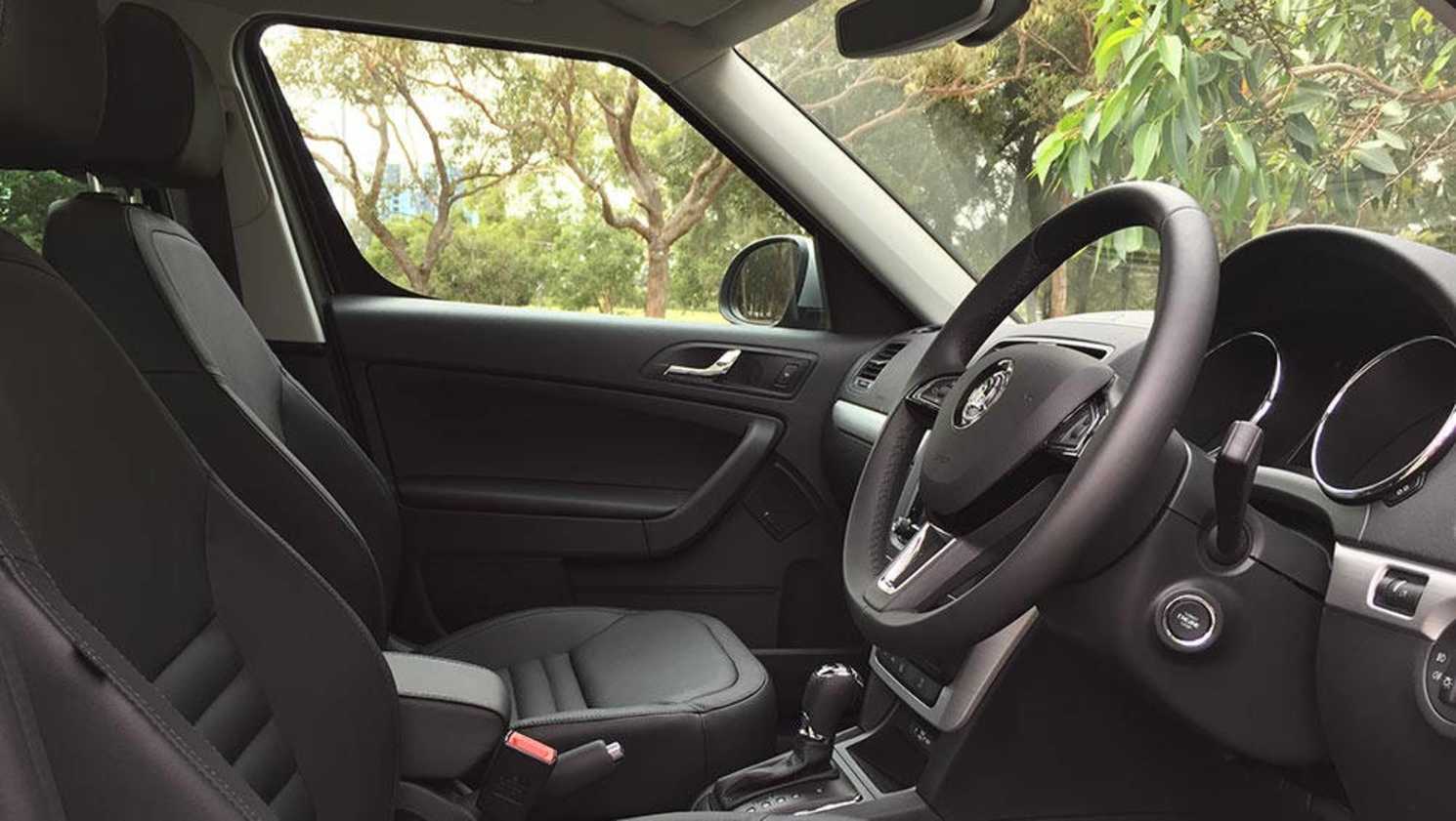 2017 Skoda Yeti 4X4 Outdoor 110TSI front seats.