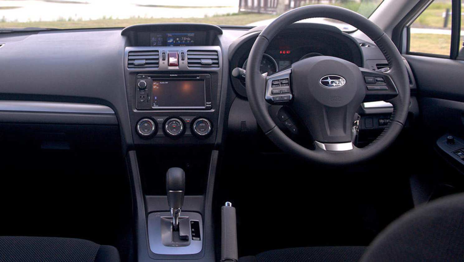 2012 Subaru XV interior.