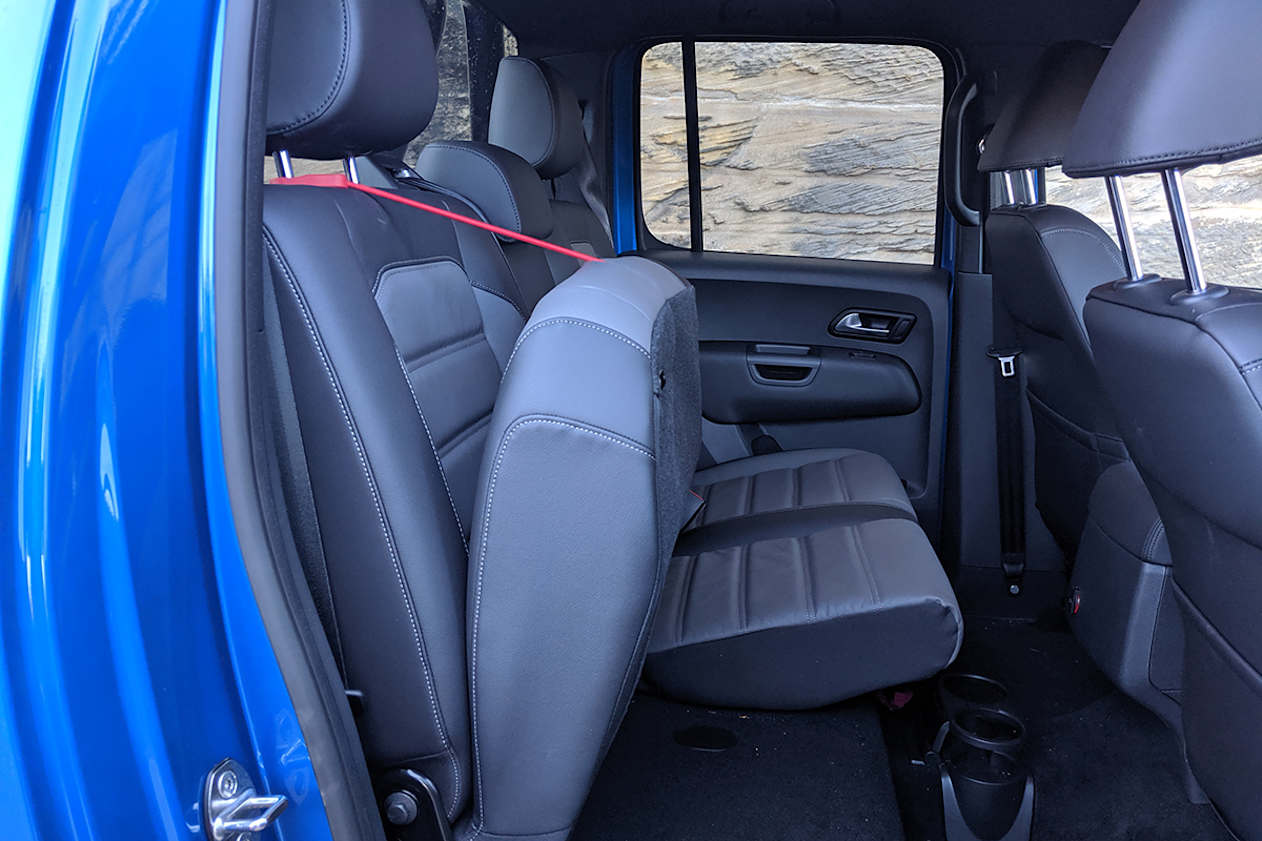 Those in need of extra carrying space can make use of the 60/40-split rear seat base cushion. (image: Dan Pugh)