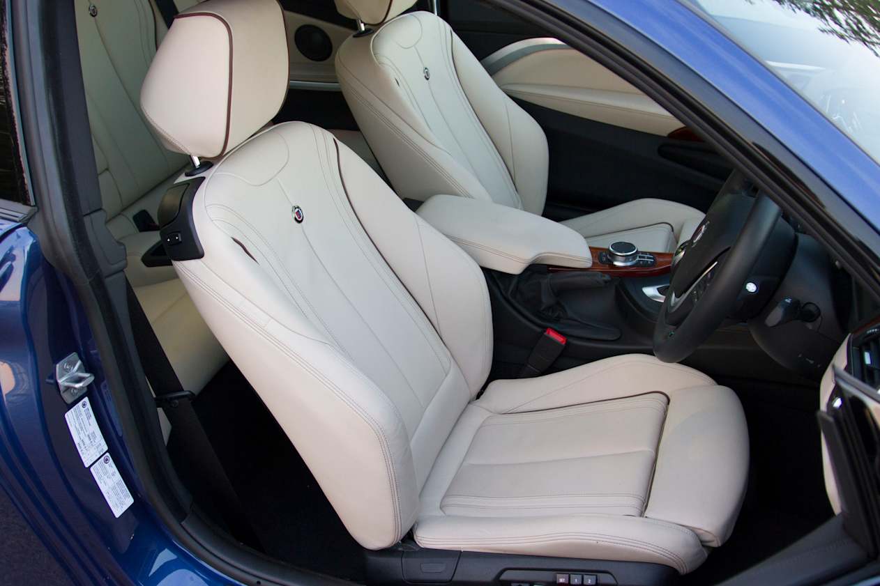 Merino leather is liberally applied across the cabin.